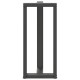 2 db antracit acél bárasztal lábak t-alakú 40x35x(91-92) cm