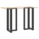 2 db antracit acél bárasztal lábak t-alakú 40x35x(91-92) cm