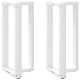 2 db fehér acél bárasztal lábak t-alakú 50x35x(91-92) cm