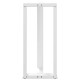 2 db fehér acél bárasztal lábak t-alakú 50x35x(91-92) cm