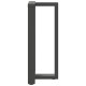 2 db antracit acél bárasztal lábak t-alakú 50x35x(91-92) cm