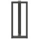 2 db antracit acél bárasztal lábak t-alakú 50x35x(91-92) cm