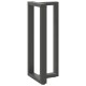2 db antracit acél bárasztal lábak t-alakú 40x35x(101-102) cm