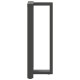 2 db antracit acél bárasztal lábak t-alakú 40x35x(101-102) cm