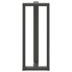 2 db antracit acél bárasztal lábak t-alakú 40x35x(101-102) cm