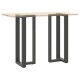 2 db antracit acél bárasztal lábak t-alakú 40x35x(101-102) cm