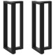2 db fehér acél bárasztal lábak t-alakú 40x35x(91-92) cm