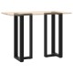 2 db fehér acél bárasztal lábak t-alakú 40x35x(91-92) cm