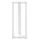 2 db fehér acél bárasztal lábak t-alakú 50x35x(101-102) cm