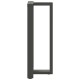 2 db antracit acél bárasztal lábak t-alakú 50x35x(101-102) cm