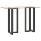 2 db antracit acél bárasztal lábak t-alakú 50x35x(101-102) cm