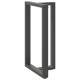 2 db antracit acél bárasztal lábak t-alakú 60x35x(101-102) cm