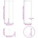 2 db fehér acél bárasztal lábak t-alakú 40x35x(111-112) cm