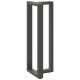 2 db antracit acél bárasztal lábak t-alakú 40x35x(111-112) cm
