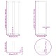 2 db antracit acél bárasztal lábak t-alakú 40x35x(111-112) cm
