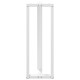 2 db fehér acél bárasztal lábak t-alakú 50x35x(111-112) cm