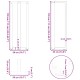 2 db antracit acél bárasztal lábak t-alakú 50x35x(111-112) cm