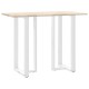 2 db fehér acél bárasztal lábak t-alakú 60x35x(111-112) cm