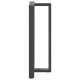 2 db antracit acél bárasztal lábak t-alakú 60x35x(111-112) cm