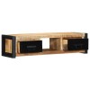 Tv szekrény 100x30x25 cm tömör durva fa mango
