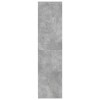 Betonszürke szerelt fa ruhásszekrény 80 x 50 x 200 cm