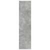 Betonszürke szerelt fa ruhásszekrény 80 x 50 x 200 cm