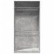 Betonszürke forgácslap ruhásszekrény 100 x 50 x 200 cm