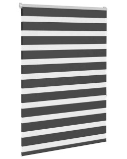Zebrafüggönnyel fekete szövetszélesség 110,9 cm poliészter