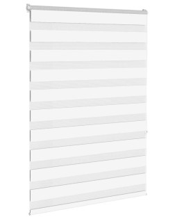Zebrafüggönnyel fehér szövetszélesség 90,9 cm poliészter