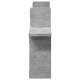 2 db betonszürke szerelt fa fali polc 38 x 12 x 38 cm 2 db betonszürke szerelt fa fali polc 38 x 12 x 38 cm