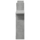 2 db betonszürke szerelt fa fali polc 50 x 12 x 50 cm 2 db betonszürke szerelt fa fali polc 50 x 12 x 50 cm