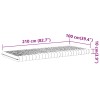 Fehér 7 zónás 20 ild keménységű habmatrac 100 x 210 cm