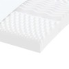 Fehér 7 zónás 20 ild keménységű habmatrac 90 x 220 cm