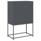 Highboard antracit 68x39x107 cm acél