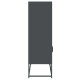 Highboard antracit 68x39x123 cm acél