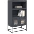 Highboard antracit 68x39x123 cm acél