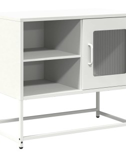 Fehér acél tv-szekrény 68 x 39 x 60,5 cm