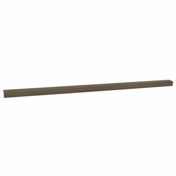 Lépcsőélvédők 10 pcs barna 67 x 3 x 2 cm alumínium