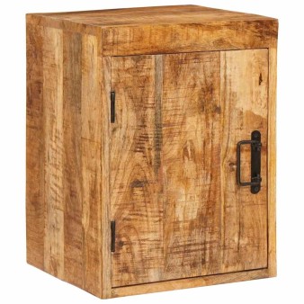 Éjjeli asztal 2 pcs barna 35 x 33 x 48 cm tömör mangófát