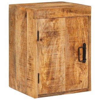 Éjjeli asztal 2 pcs barna 35 x 33 x 48 cm tömör mangófát