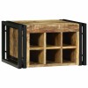 Borágas 2 pcs barna és fekete 46 x 35 x 27,5 cm tömör mangófát