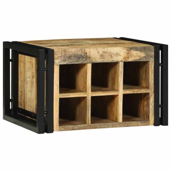 Borágas 2 pcs barna és fekete 46 x 35 x 27,5 cm tömör mangófát