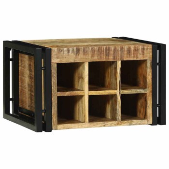 Borágas 2 pcs barna és fekete 46 x 35 x 27,5 cm tömör mangófát