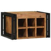 Borágas 2 pcs barna és fekete 46 x 35 x 27,5 cm tömör akácfa