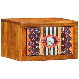 Éjjeliszekrény fiókkal 2 pcs barna 35 x 30 x 22 cm