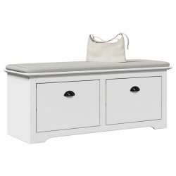 Előszobai pad "bodo" fehér 114x40x45 cm