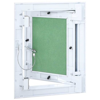 Hozzáférési panel zöld és ezüst 20 x 25 cm