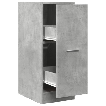 Betonszürke szerelt fa patikaszekrény 30 x 41 x 77,5 cm