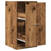 Antik fa színű szerelt fa patikaszekrény 40 x 41 x 77,5 cm Antik fa színű szerelt fa patikaszekrény 40 x 41 x 77,5 cm