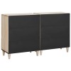 Széf 2 pcs fehér 120 x 33,5 x 75 cm tömör mangófa